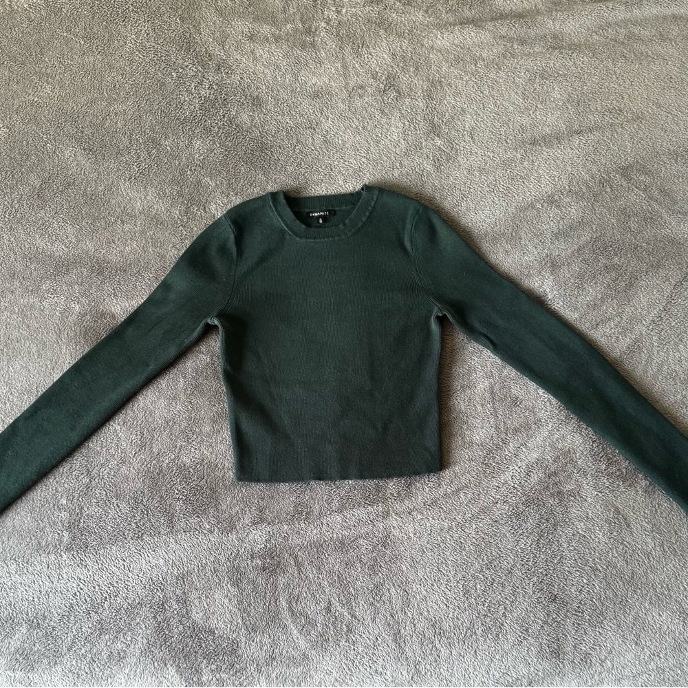 Dynamite Cropped Knit Sweater GUC